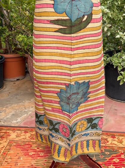 PenKalamkari Kurti Material
