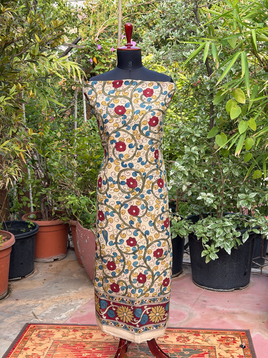 PenKalamkari kurti material