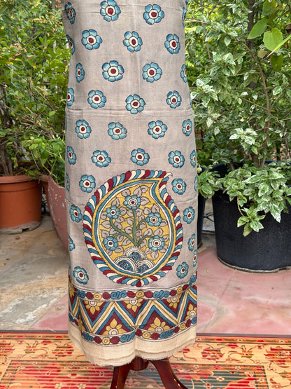 PenKalamkari kurti materials