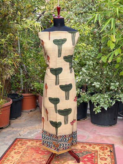 PenKalamkari kurti material