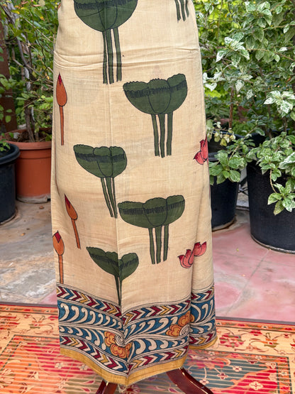 PenKalamkari kurti material