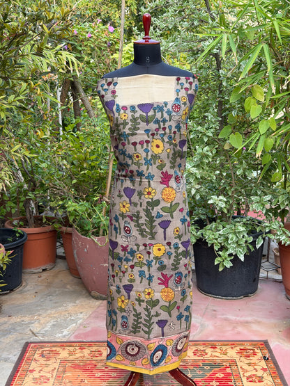 PenKalamkari kurti material
