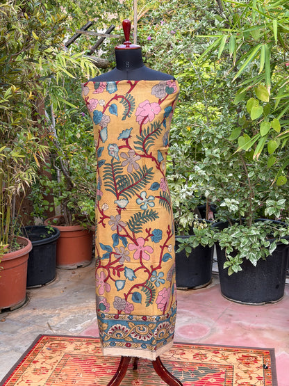 PenKalamkari kurti material