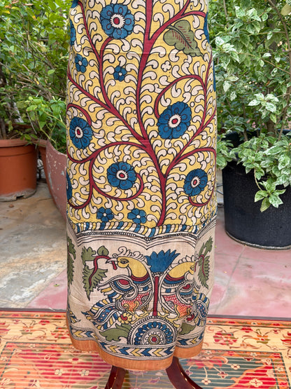 PenKalamkari kurti material