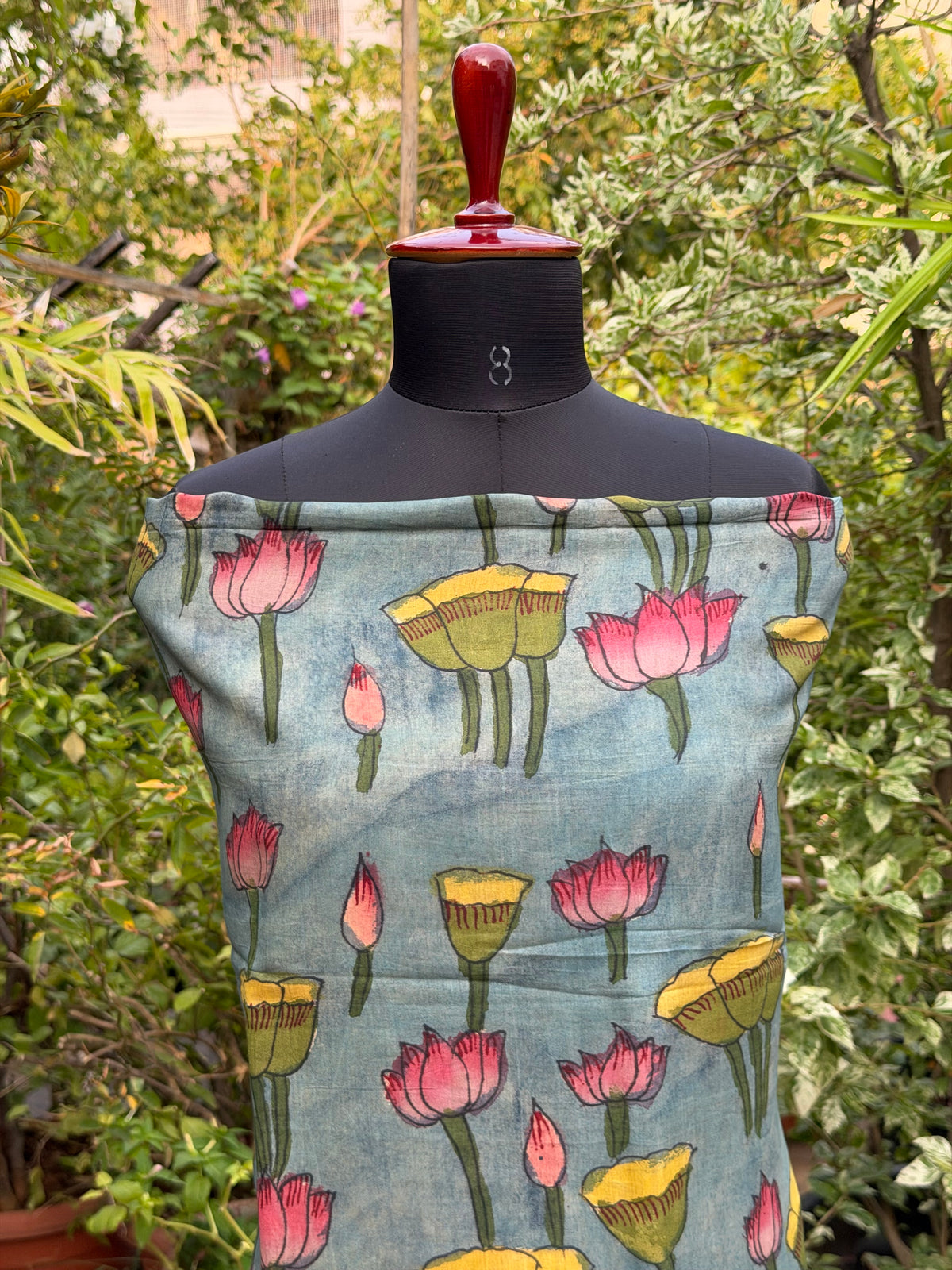 PenKalamkari kurti material