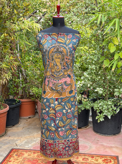 PenKalamkari kurti material