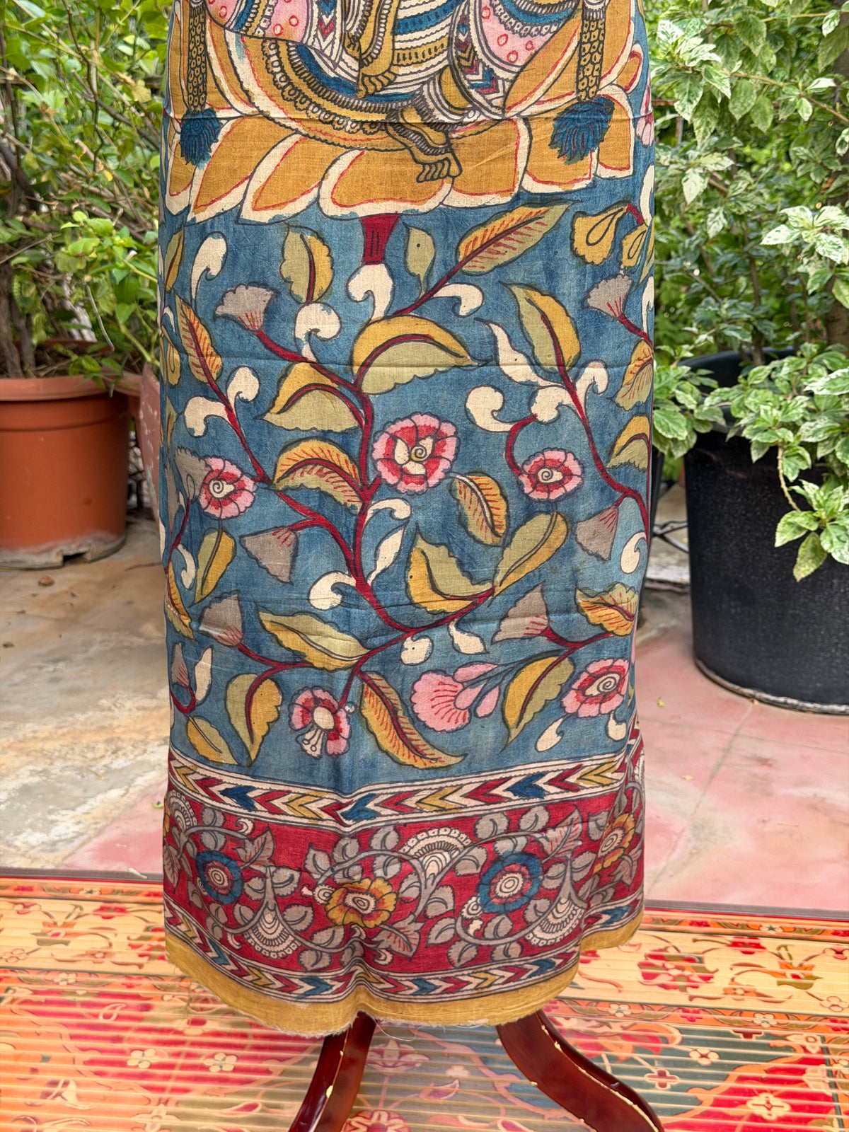 PenKalamkari kurti material