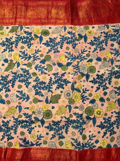 Silkcotton penkalamakari saree
