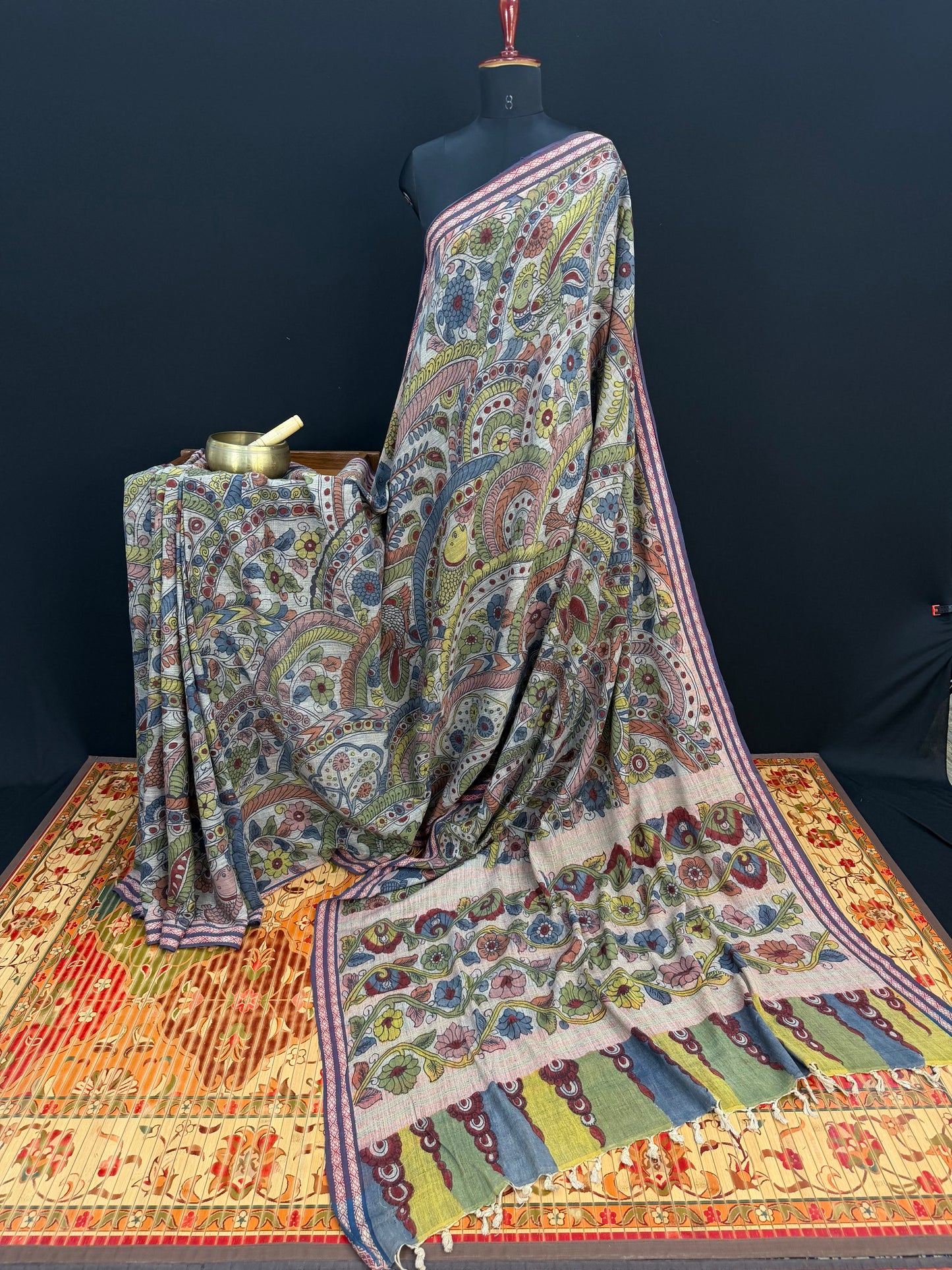 Penkalamkari on hand spun ponduru khadi