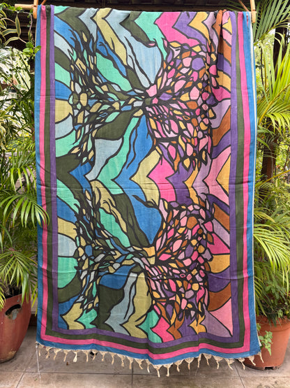 Silkcotton penkalamakari saree