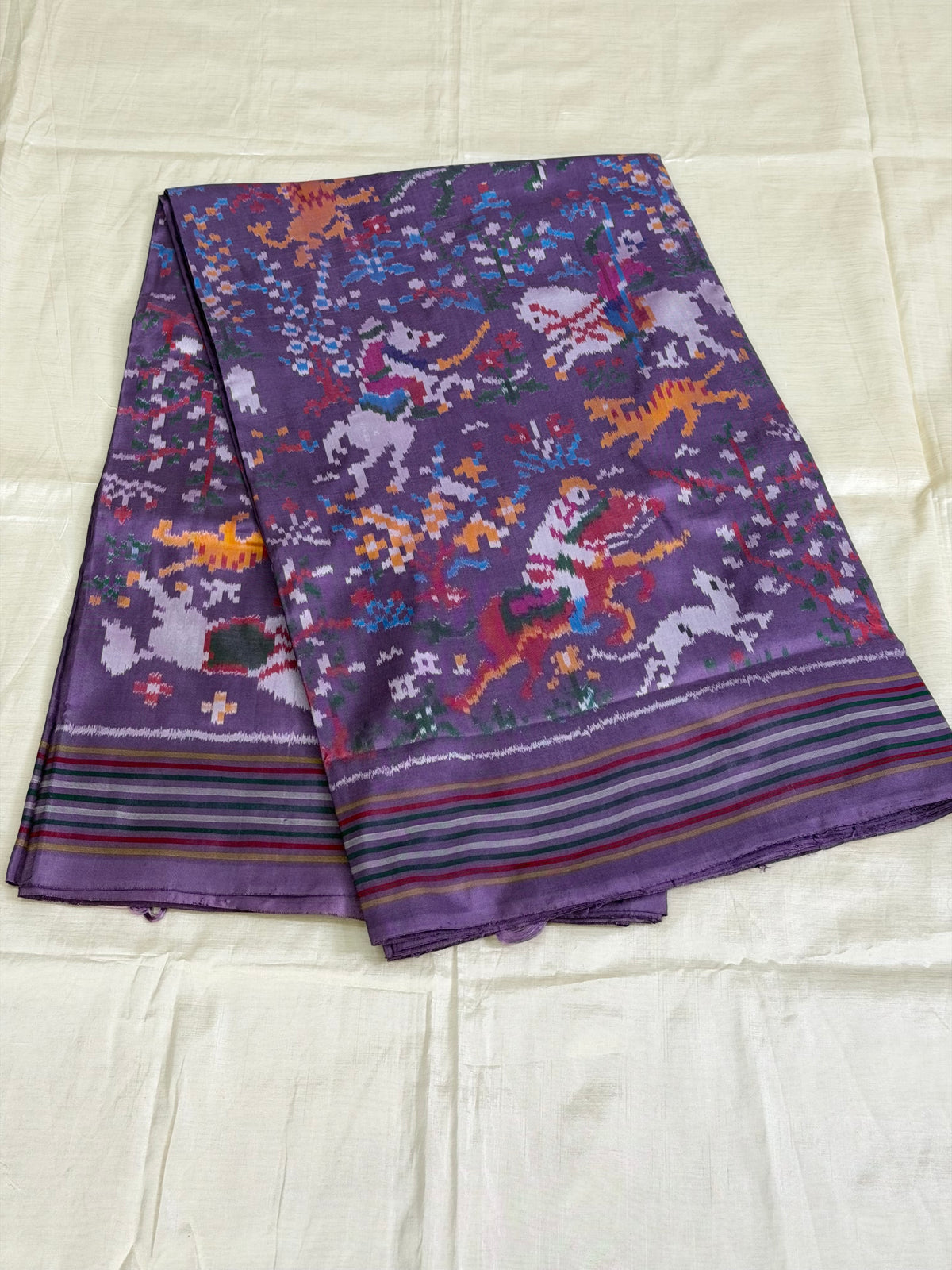 Pure Silk Ikkat saree