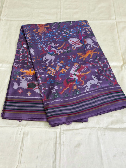 Pure Silk Ikkat saree