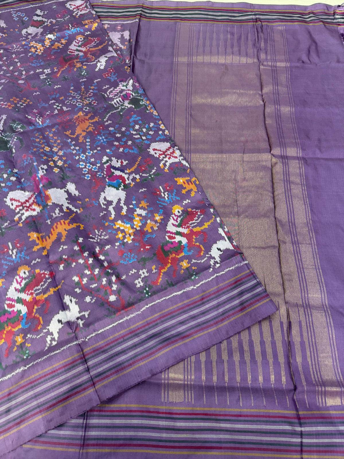 Pure Silk Ikkat saree