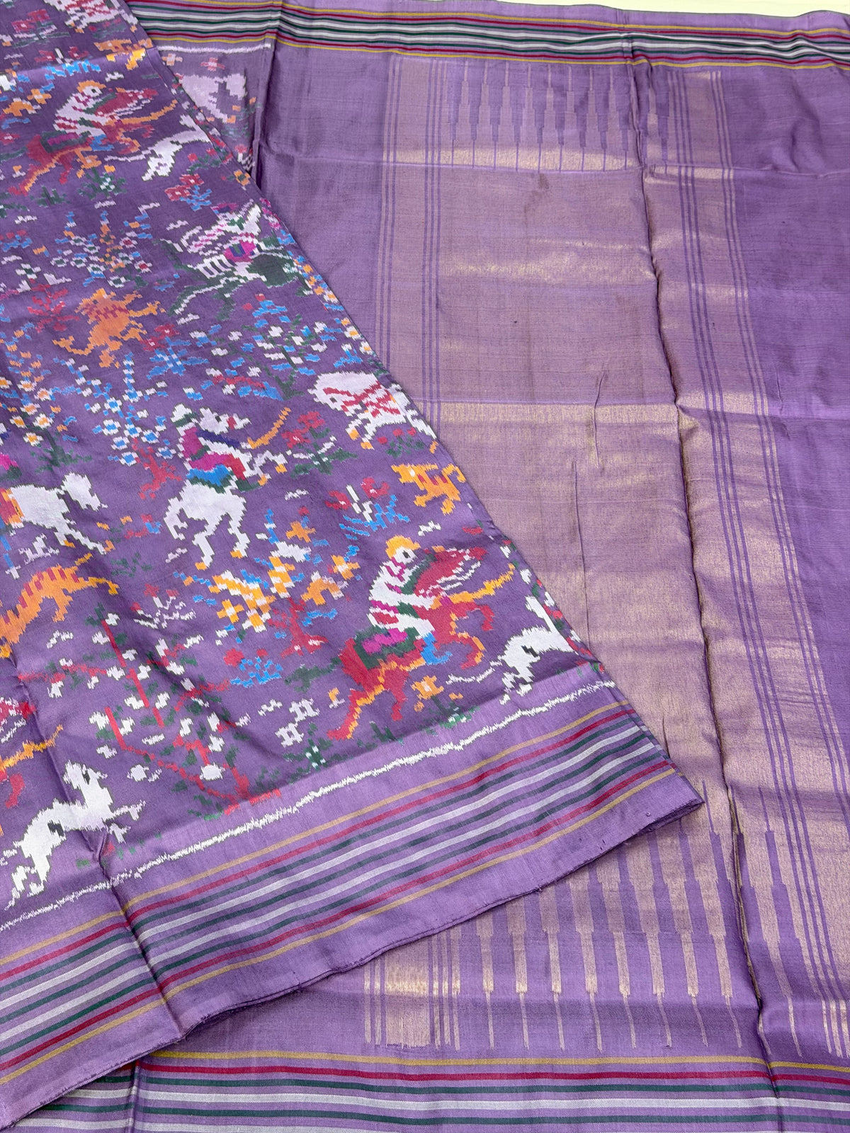 Pure Silk Ikkat saree