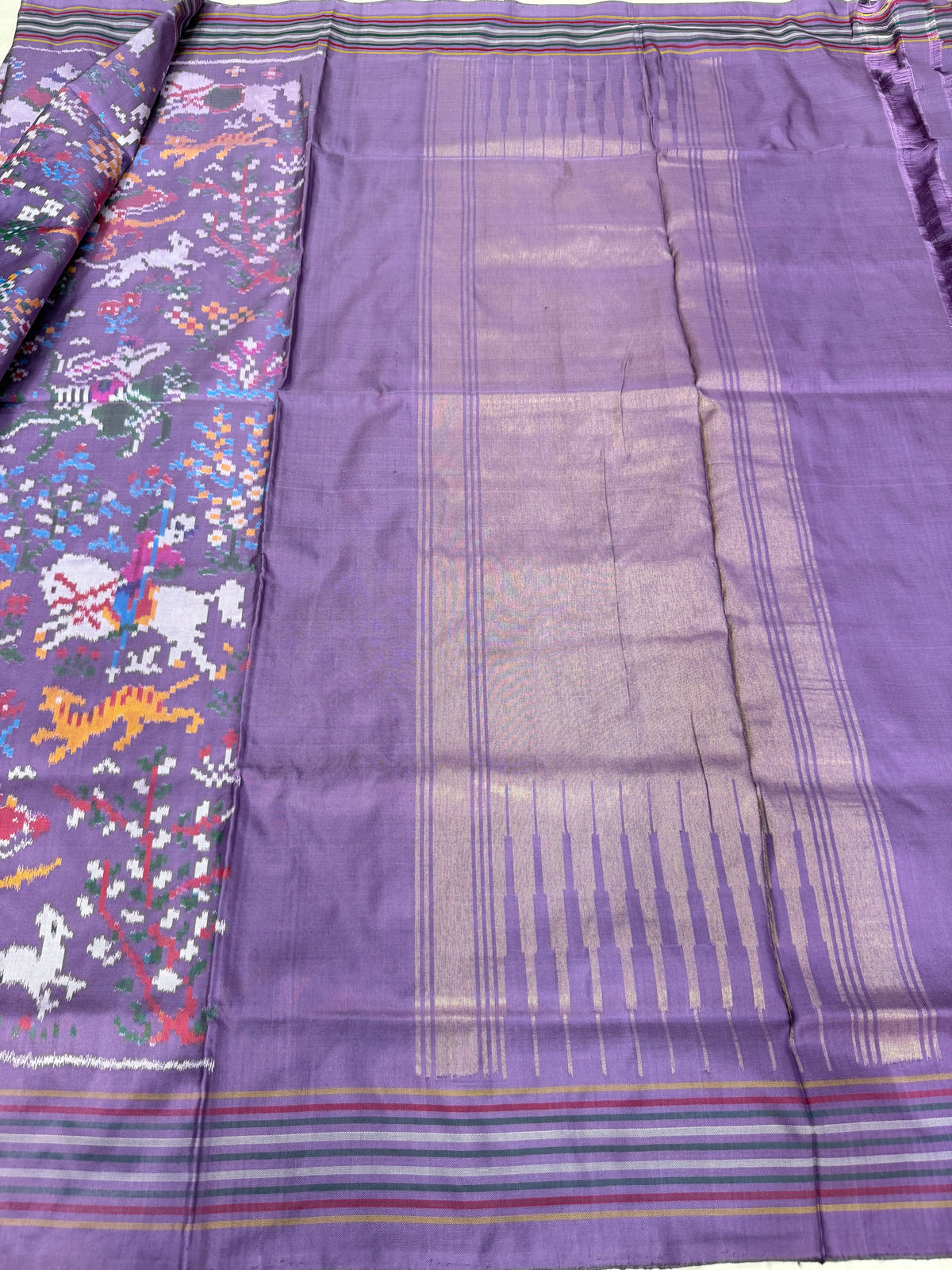Pure Silk Ikkat saree