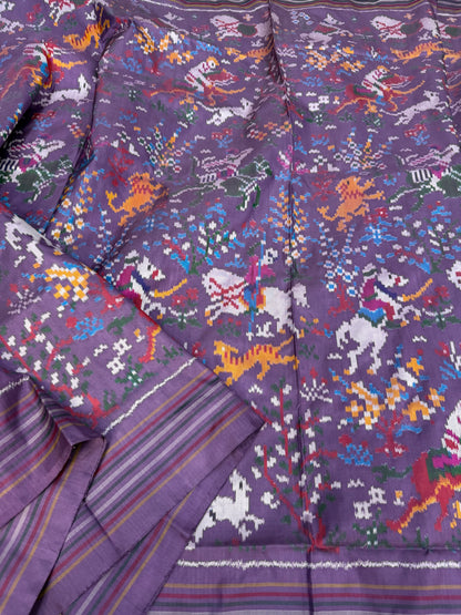 Pure Silk Ikkat saree