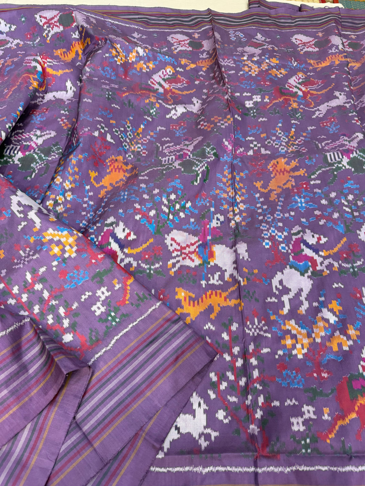 Pure Silk Ikkat saree