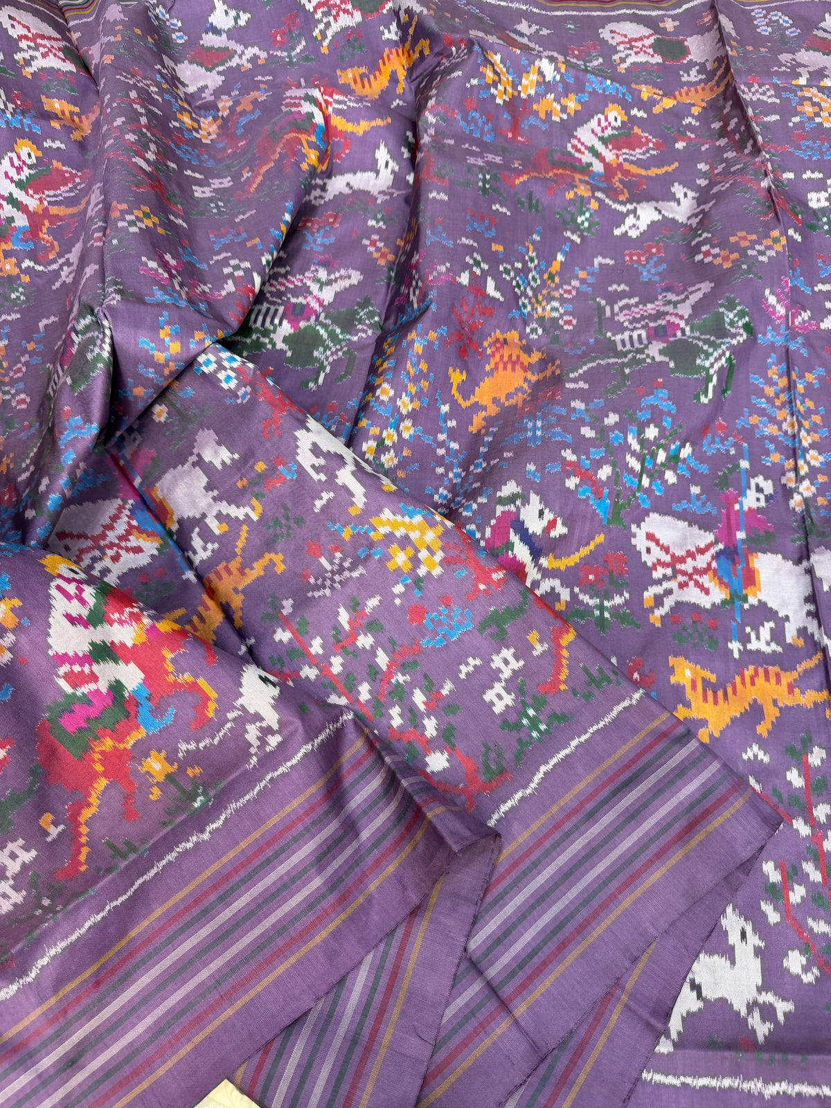 Pure Silk Ikkat saree