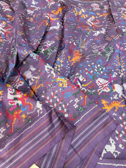 Pure Silk Ikkat saree