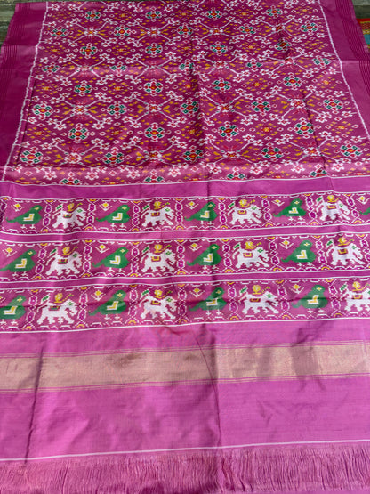 Pure Silk Ikkat Saree
