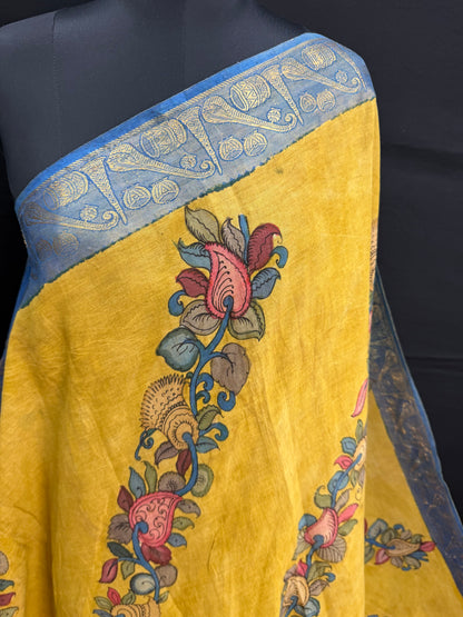 Silkcotton Penkalamkari Saree