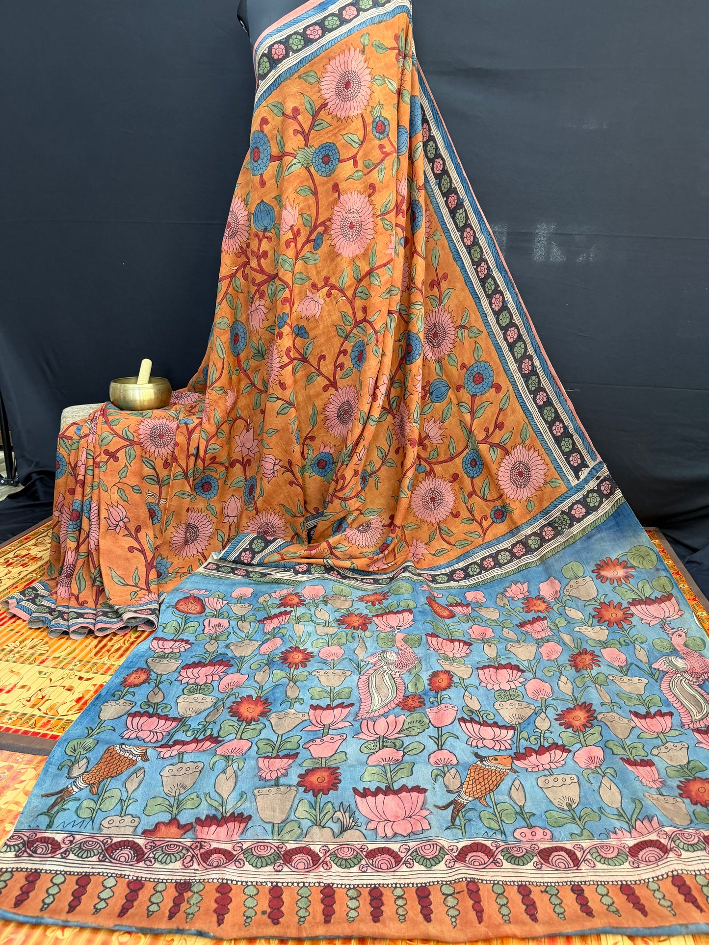 Silkcotton Penkalamkari Saree