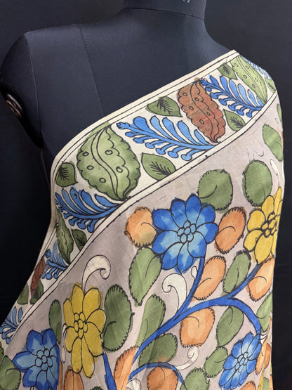 Silkcotton Penkalamkari Saree