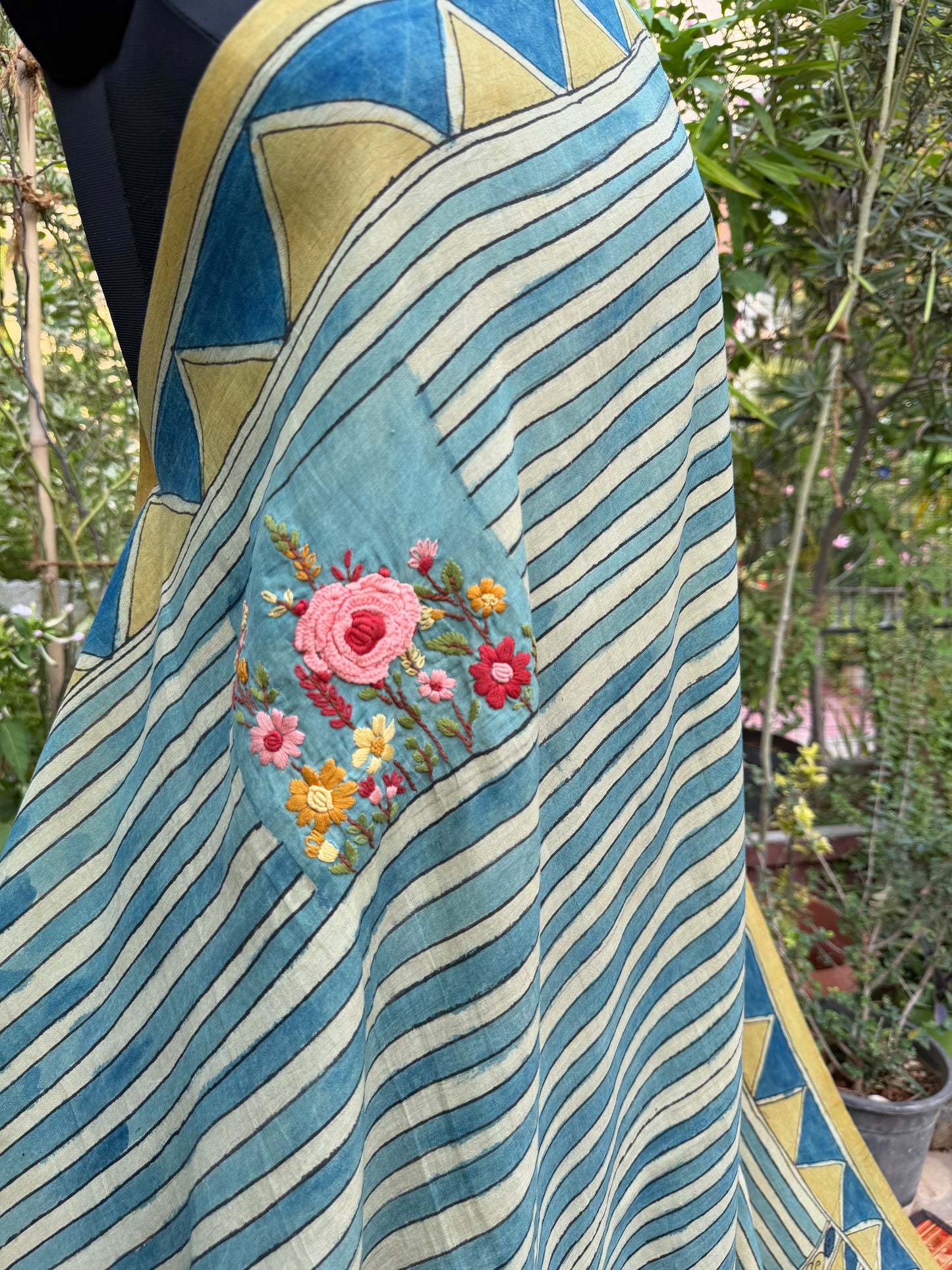 Silkcotton Penkalamkari Saree
