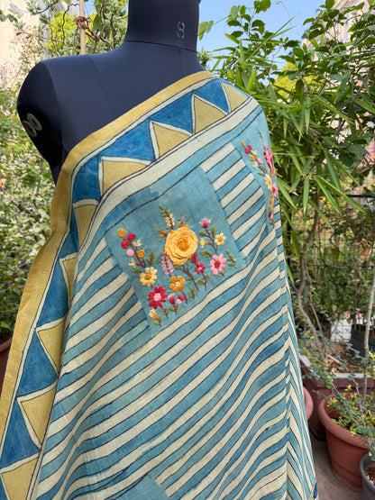 Silkcotton Penkalamkari Saree