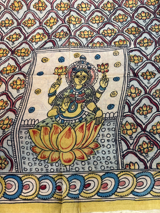 Penkalamkari silkcotton blouse material