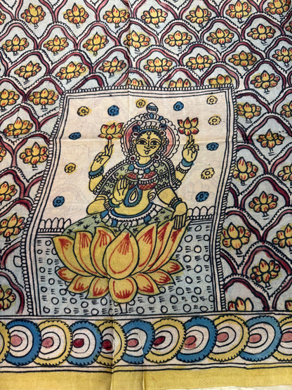 Penkalamkari silkcotton blouse material