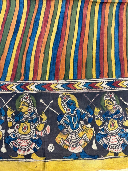 Penkalamkari silkcotton blouse material
