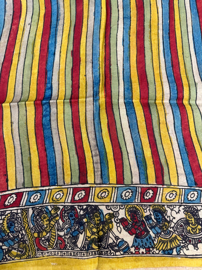 Penkalamkari silkcotton blouse material