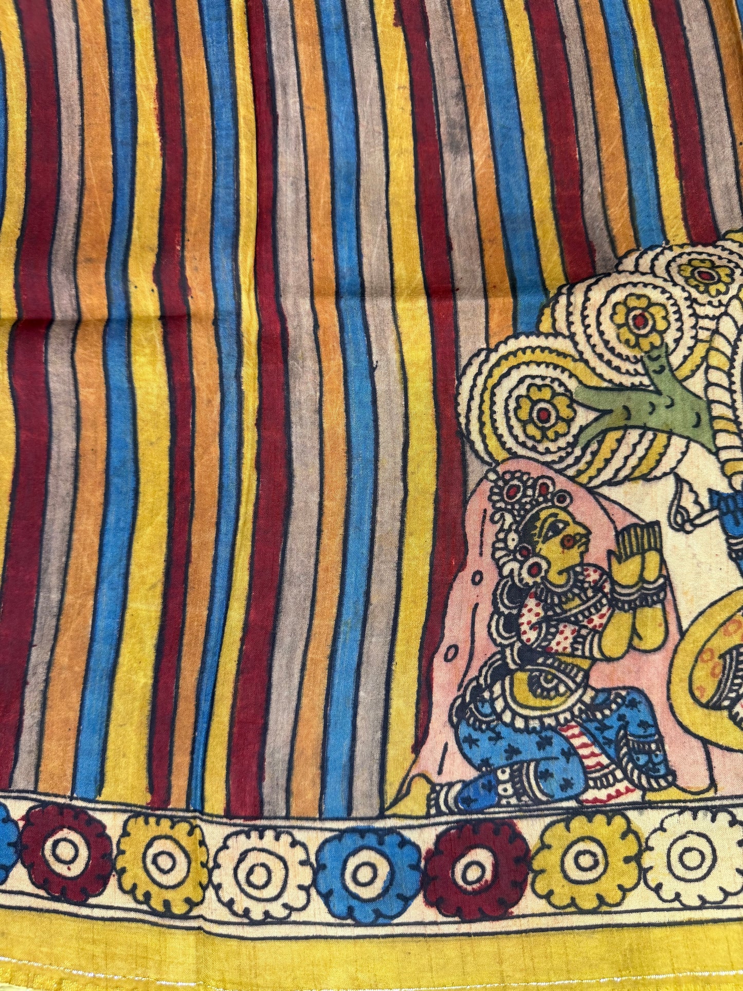 Raw silk blouse material