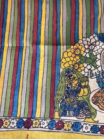 Raw silk blouse material