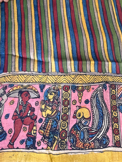 Raw silk blouse material