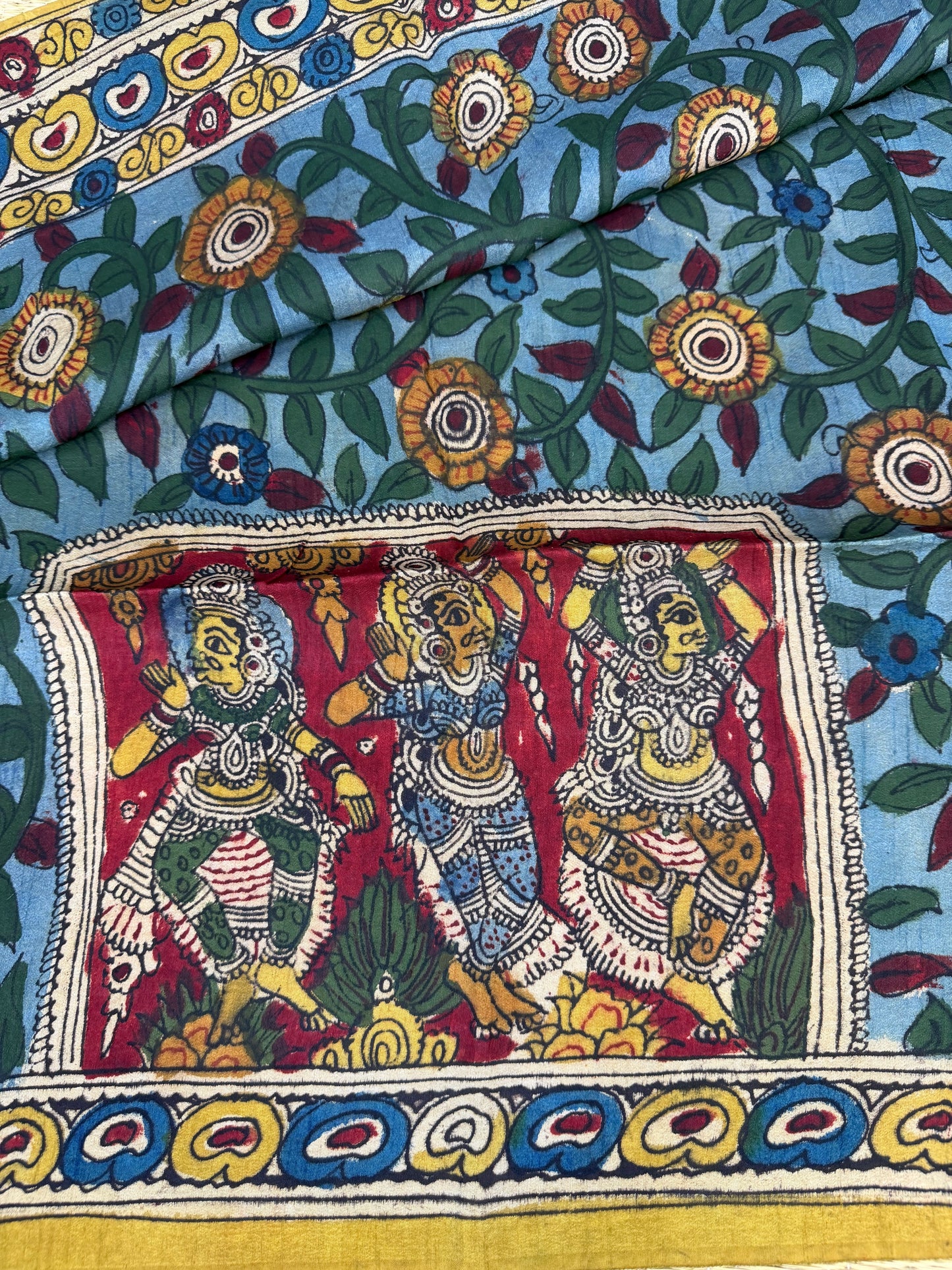 Raw silk blouse material