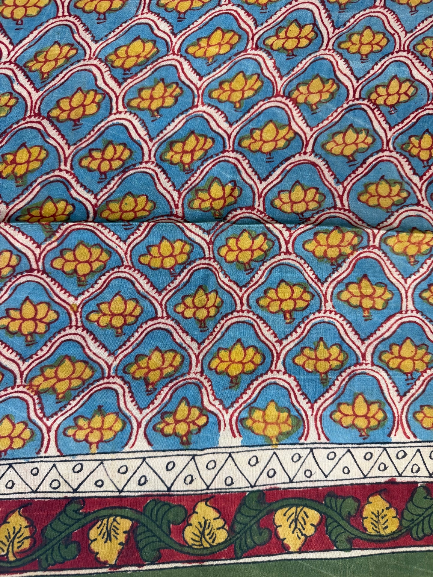Raw silk blouse material