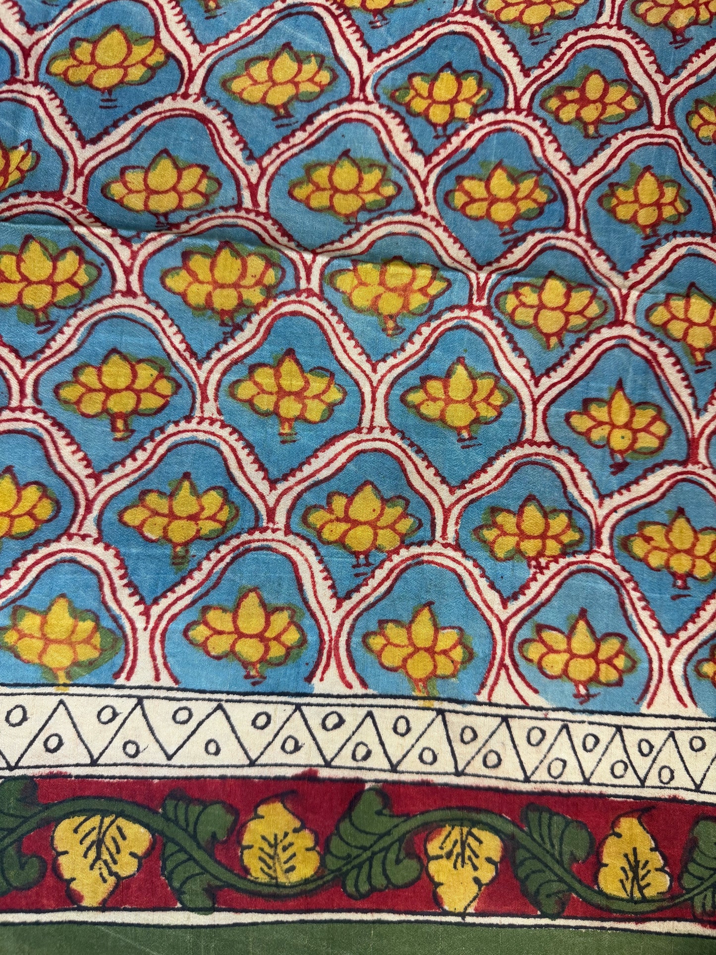 Raw silk blouse material