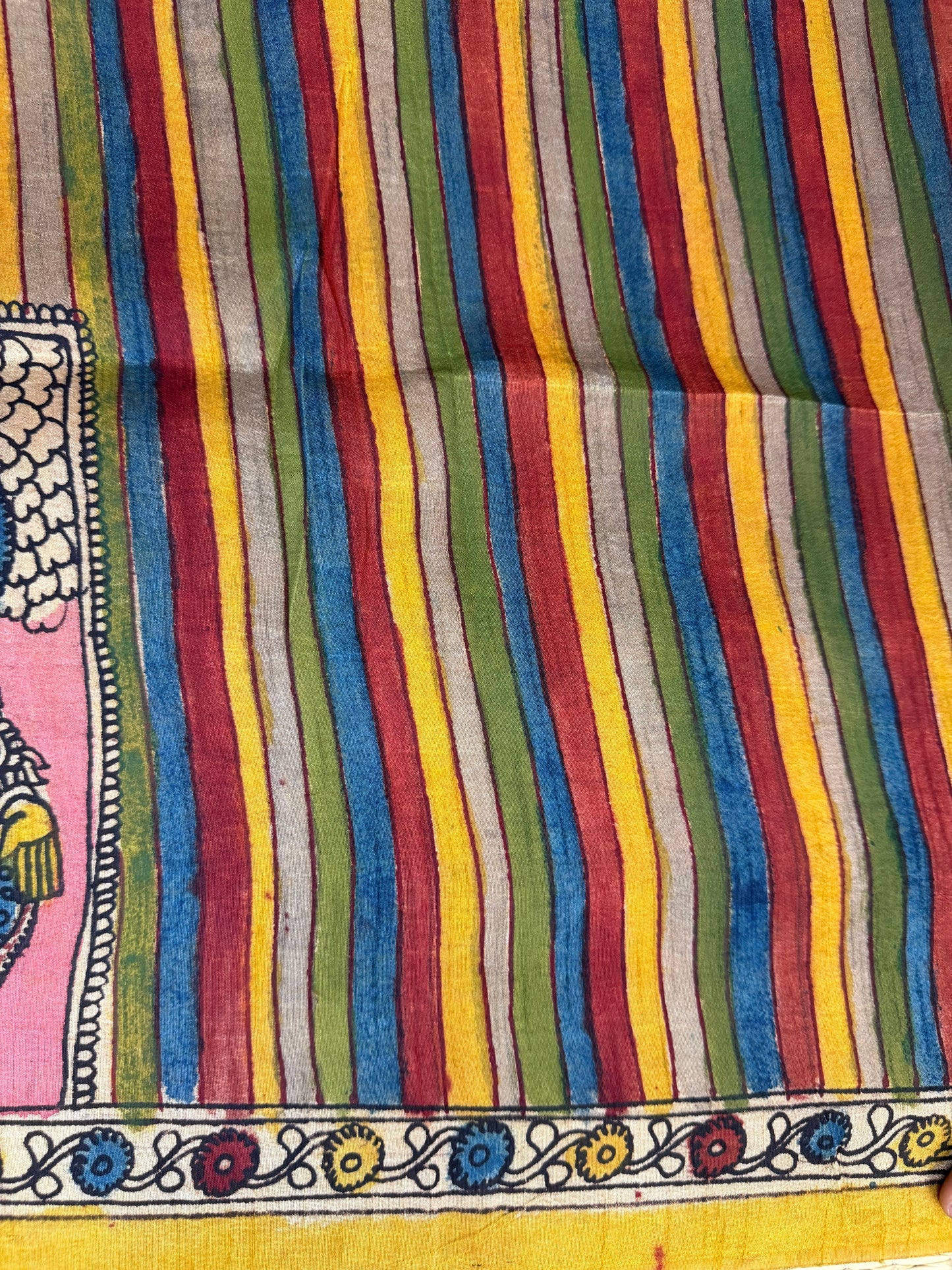 Raw silk blouse material