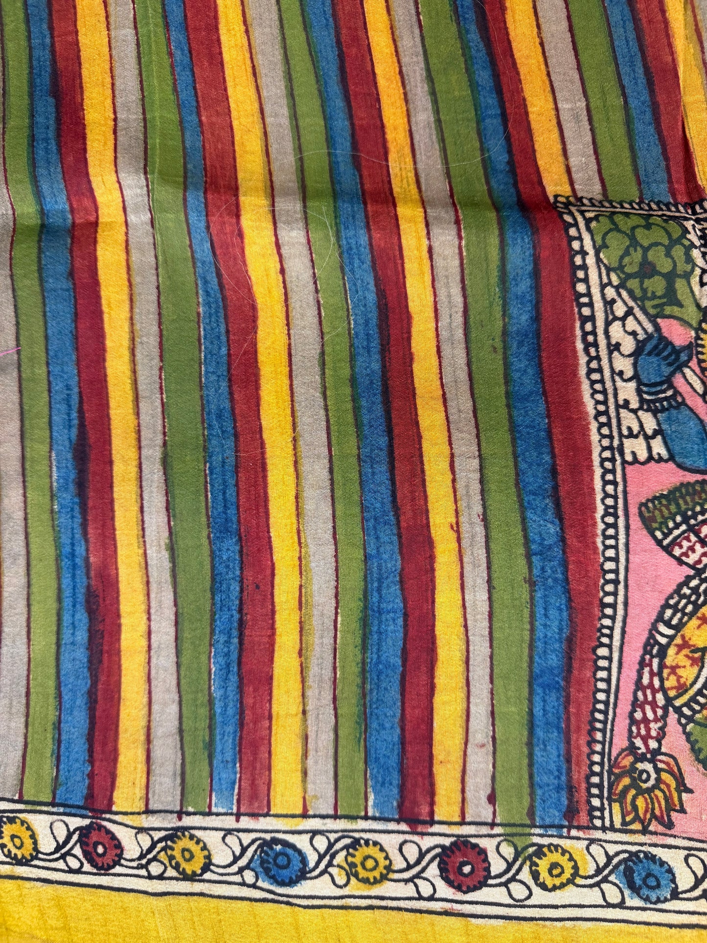 Raw silk blouse material