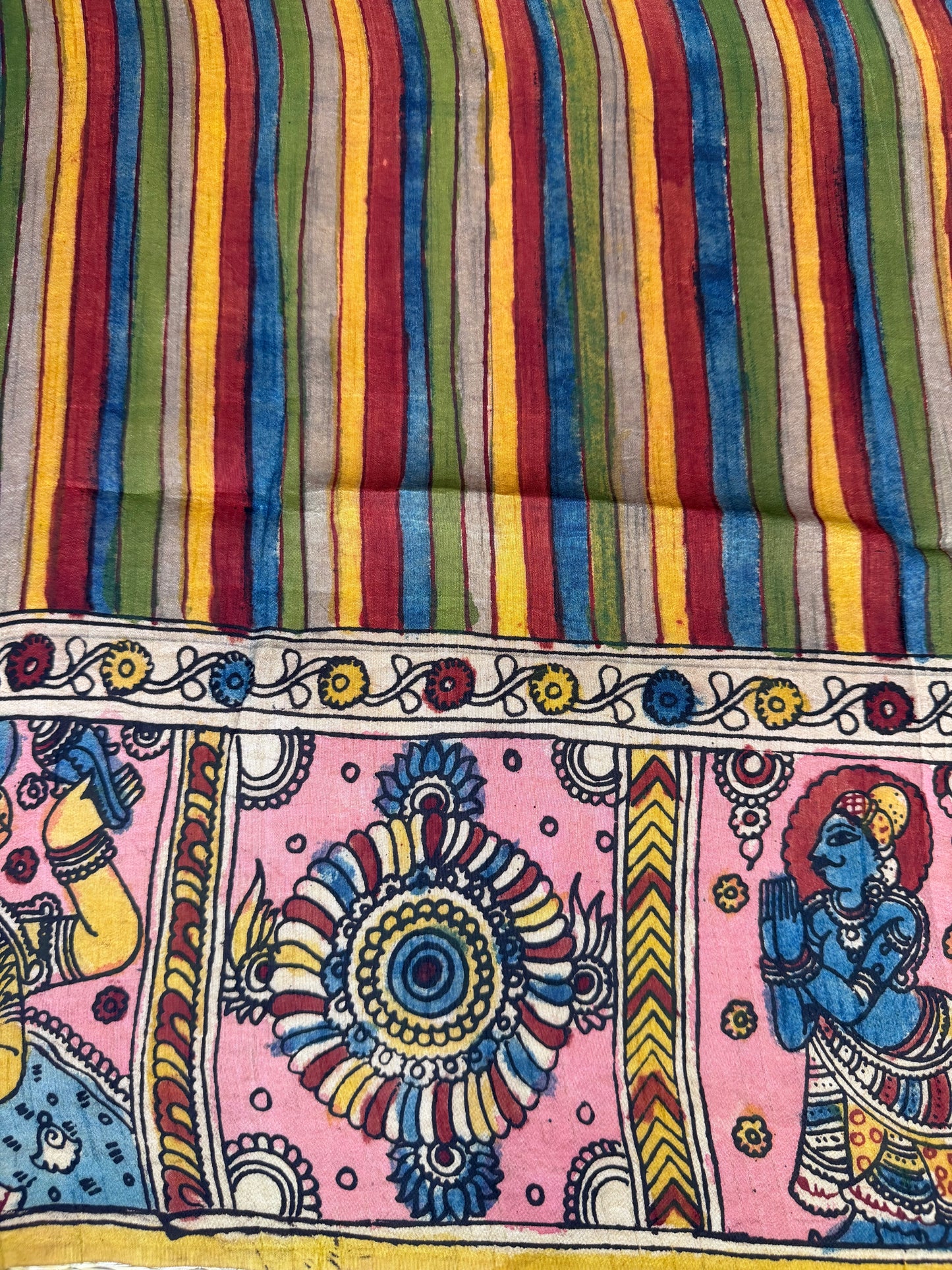 Raw silk blouse material