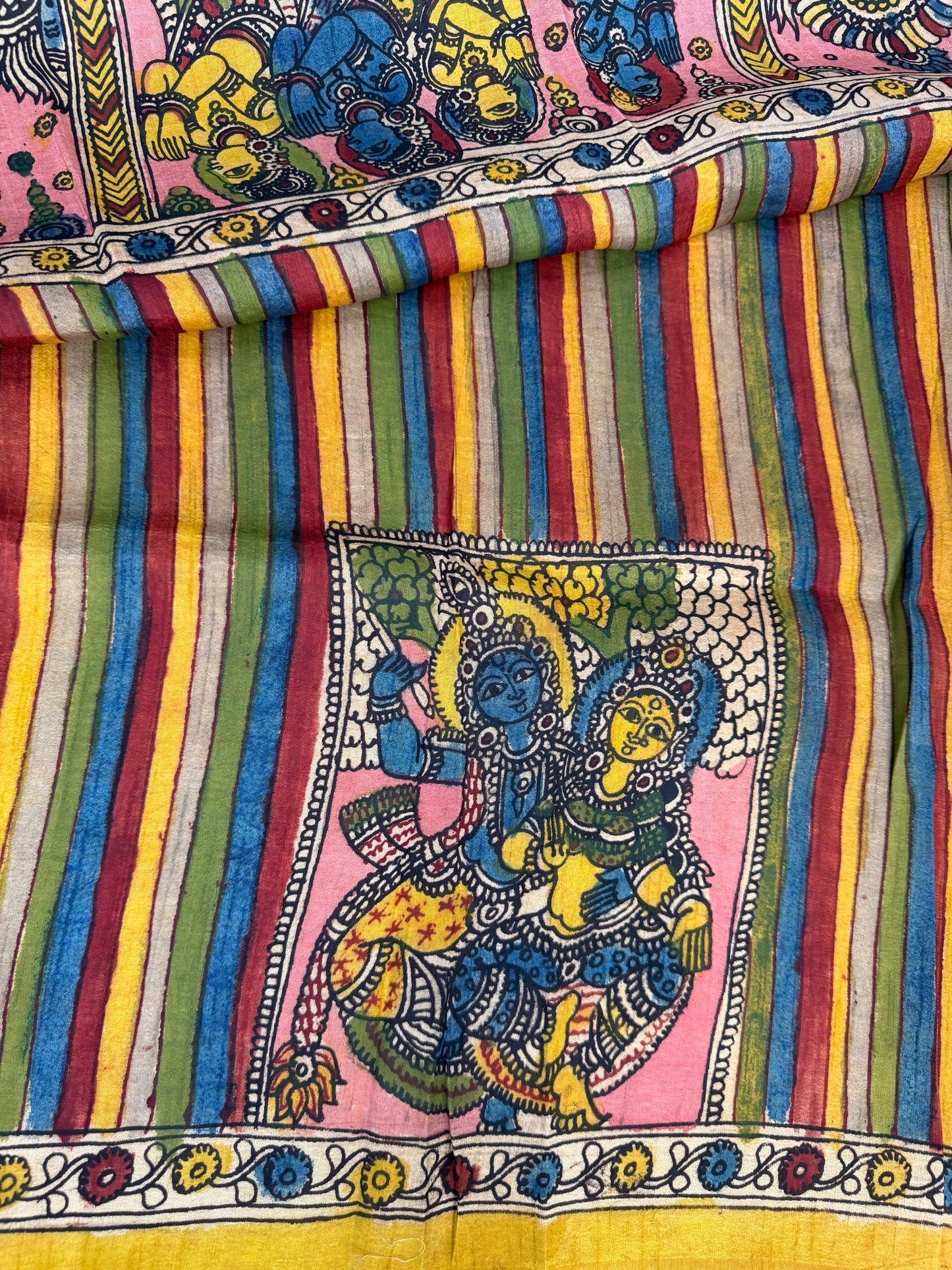Raw silk blouse material