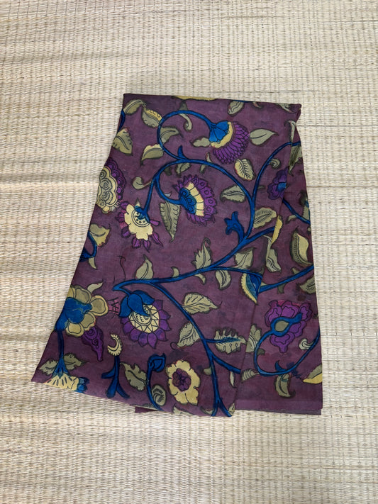 Pure silk Penkalamkari yardage