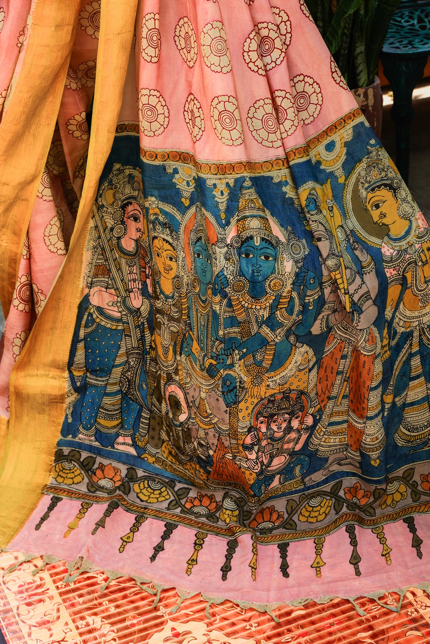 Penkalamkari Silkcotton Sarees