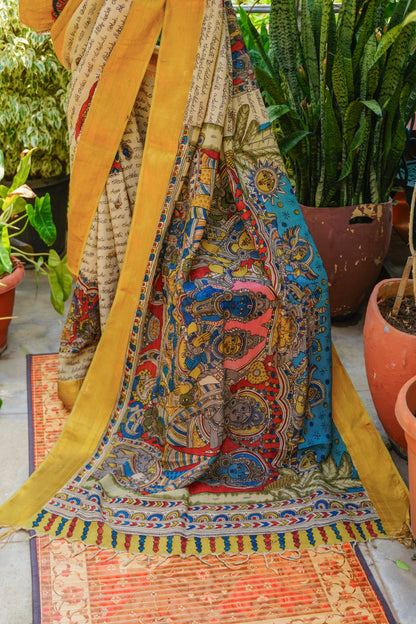 Penkalamkari Silkcotton Sarees